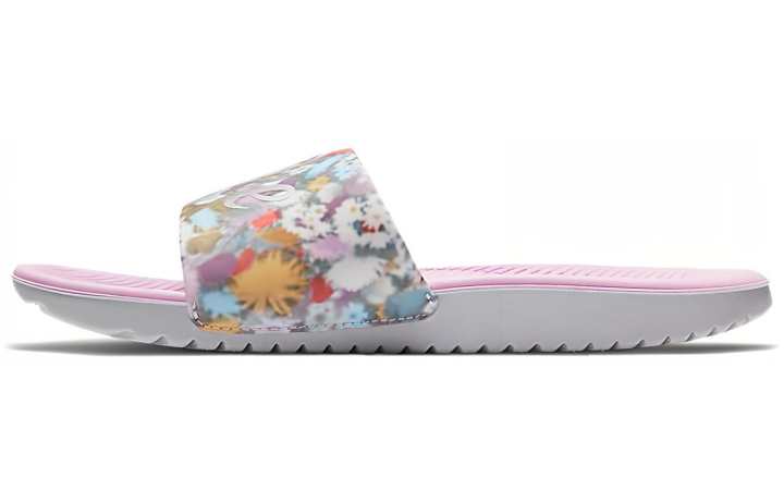 Nike Nike Kawa Slip Resistant Slip Resistant Kids' Slippers White Pink Kids'