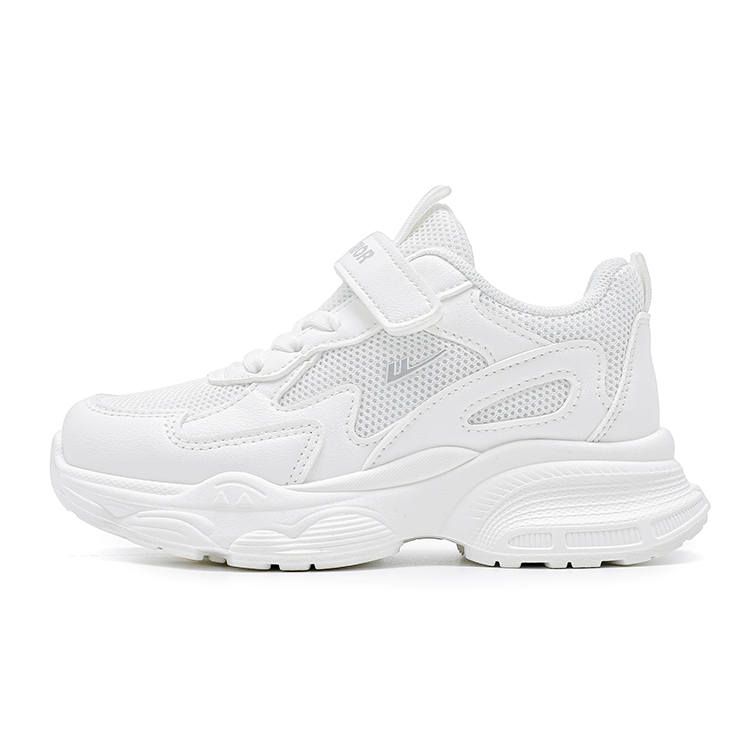 Warrior Synthetic Leather, Textile Abrasion Resistant Breathable Cushioning Low top Kids' Running Shoes