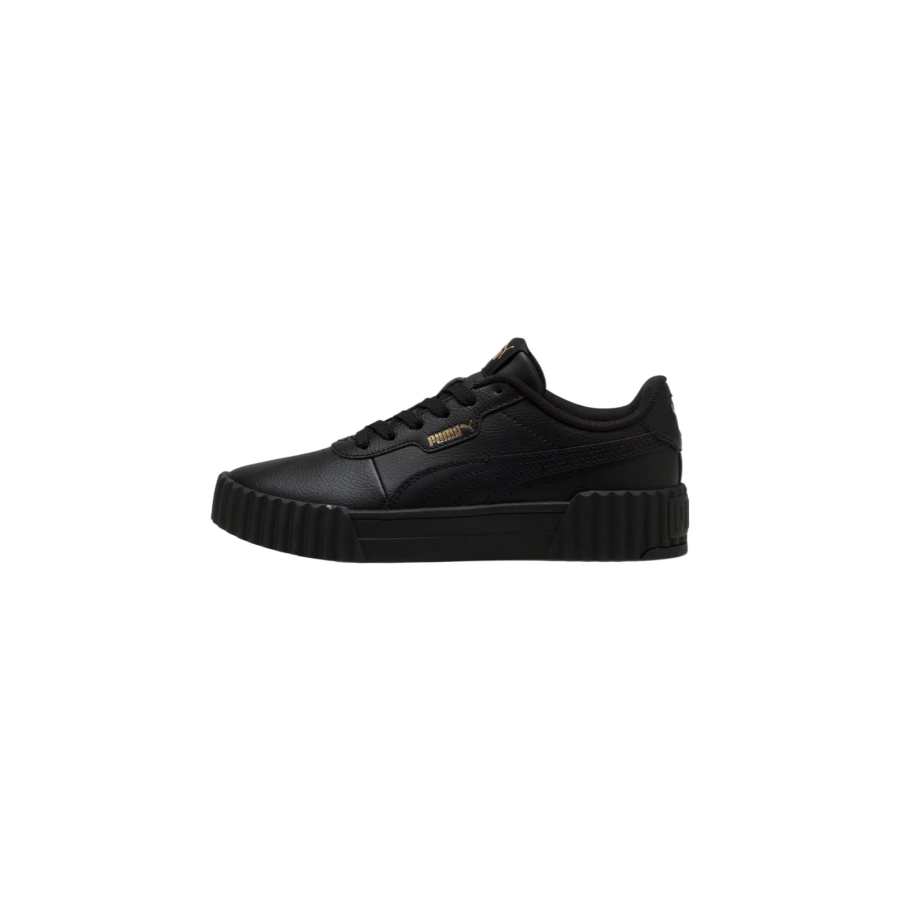 PUMA Carina 3.0 Cushioning Breathable Low top Kids' Training Shoes Black Kids'