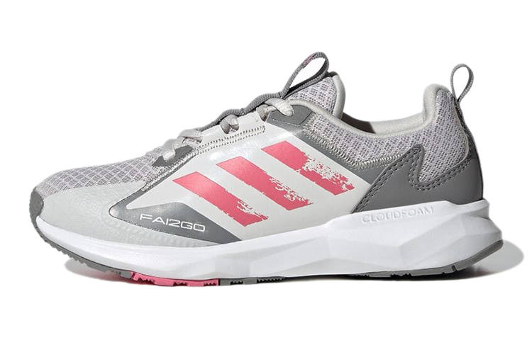 Adidas Adidas Fai2go Mesh Comfortable Slip Resistant Low top Kids' Running Shoes Gray Red Kids'