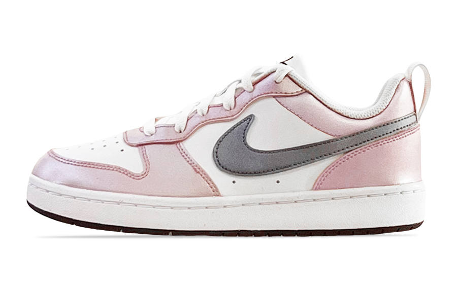 Nike Nike Court Borough Pearl Pink Slip Resistant Abrasion Resistant Slip Resistant Abrasion Resistant Low top