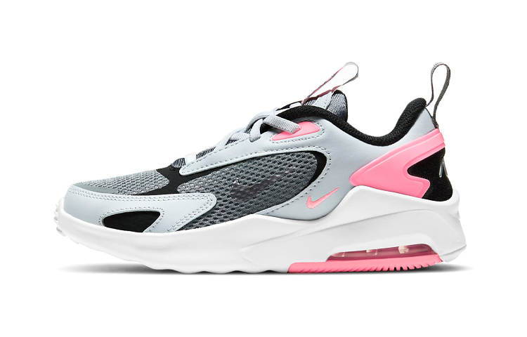 Nike Nike Air Max Bolt Kids Lifestyle Shoes Gray Pink Children Aged 3 7 Years Old
