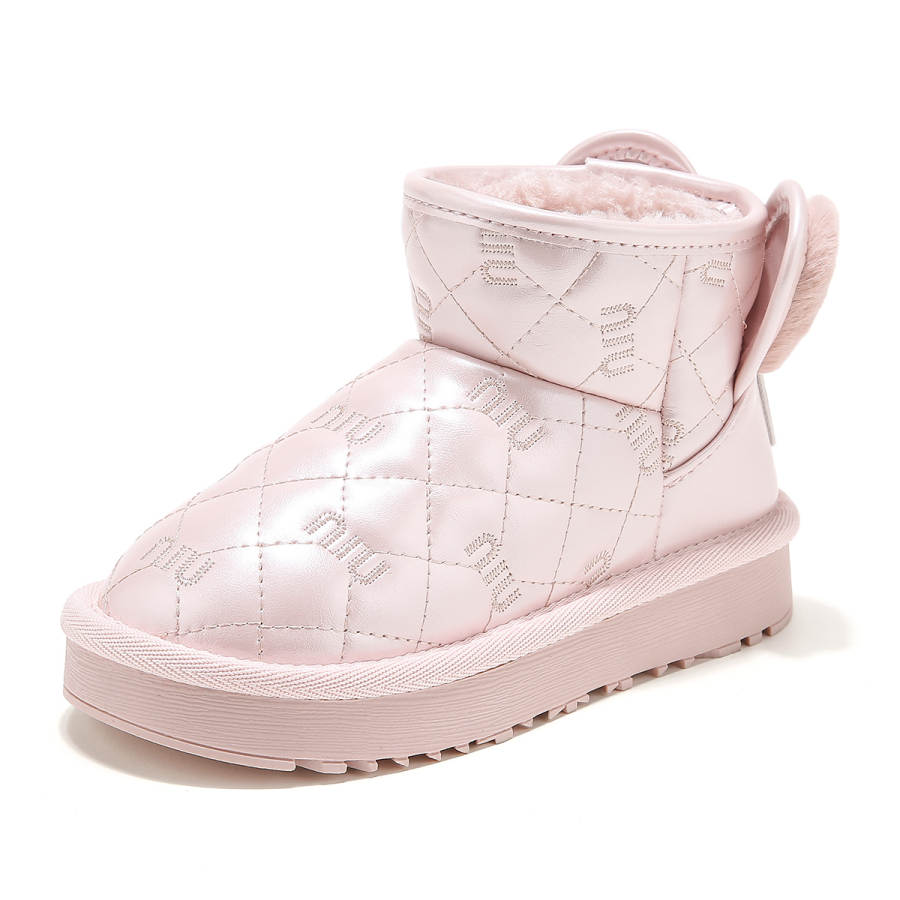 ABC KIDS Fashion Versatile Fleece Lined Slip Resistant Rebound Waterproof Lightweight Cushioning Thermal Kids' Boots