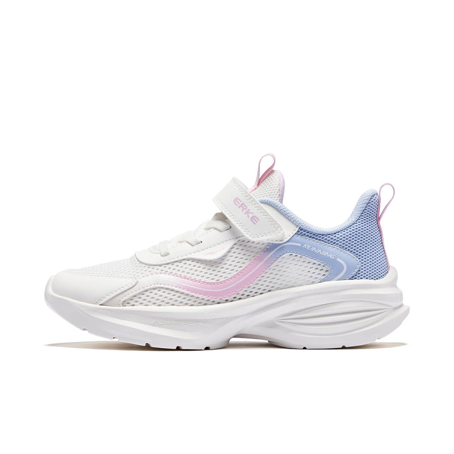 ERKE KIDS Synthetic Leather, Textile Anti Kick Cushioning Abrasion Resistant Breathable