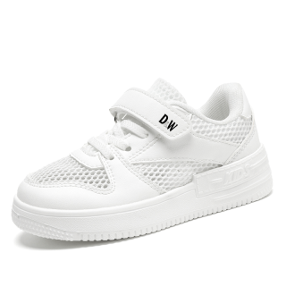 D&W Cushioning Abrasion Resistant Cushioning, Wear Resistant Kids' Skateboarding Shoes White Kids'