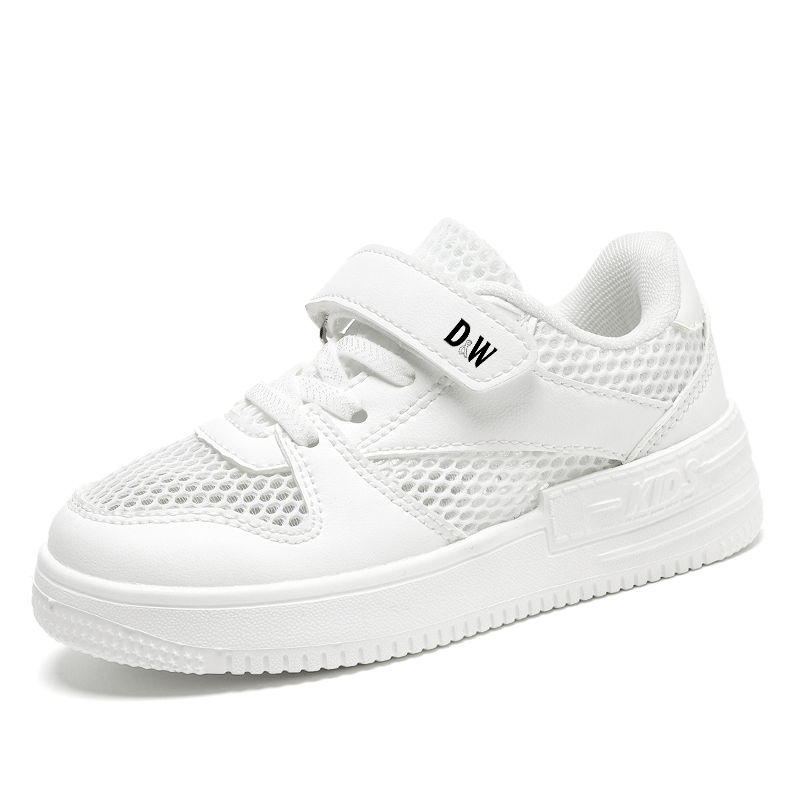D&W Cushioning Abrasion Resistant Cushioning, Wear Resistant Kids' Skateboarding Shoes White Kids'