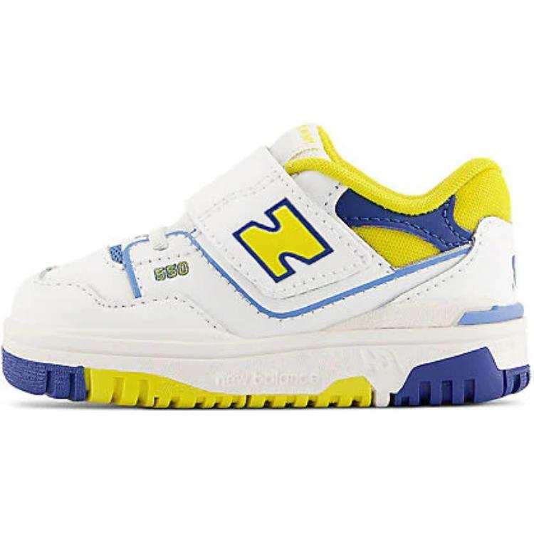 New Balance New Balance NB 550 Soft And Comfortable Low top Kids Lifestyle Shoes White Yellow Infant And Toddler