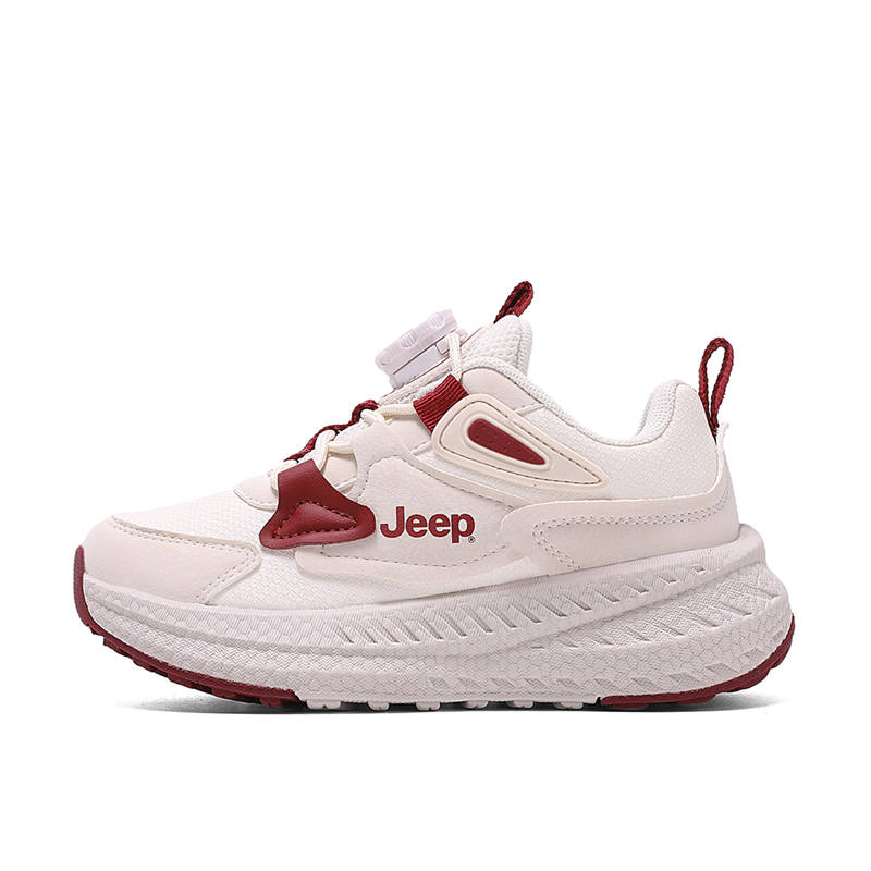 Jeep Low top Running Shoes Beige Red Kids'