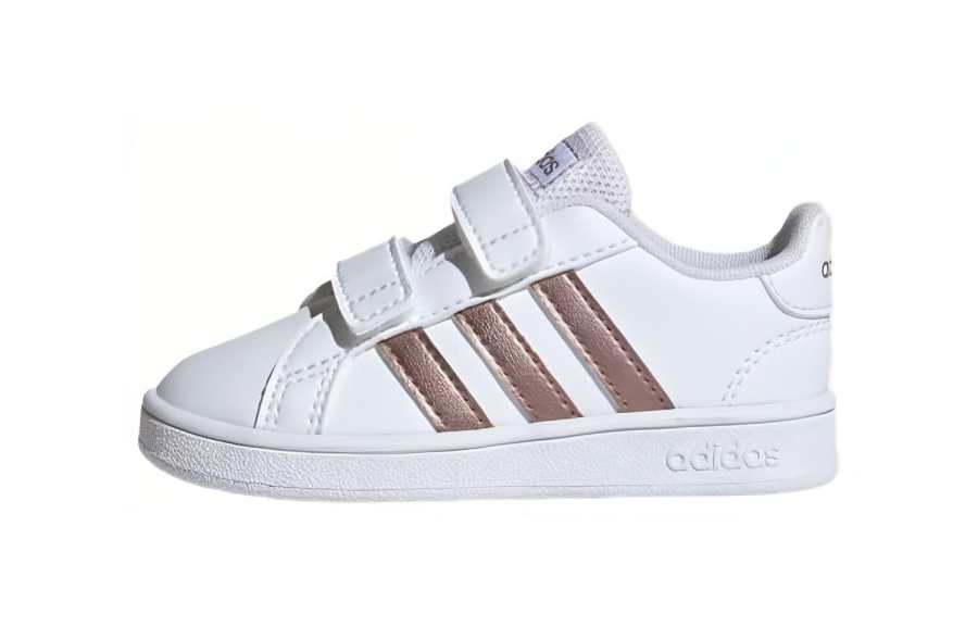 Adidas Neo GRAND COURT Cushioning Low top Skateboard Shoes White Infant And Toddler