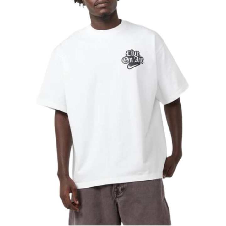 Nike Nike Solo Swoosh T Shirts Men's White Crew Neck