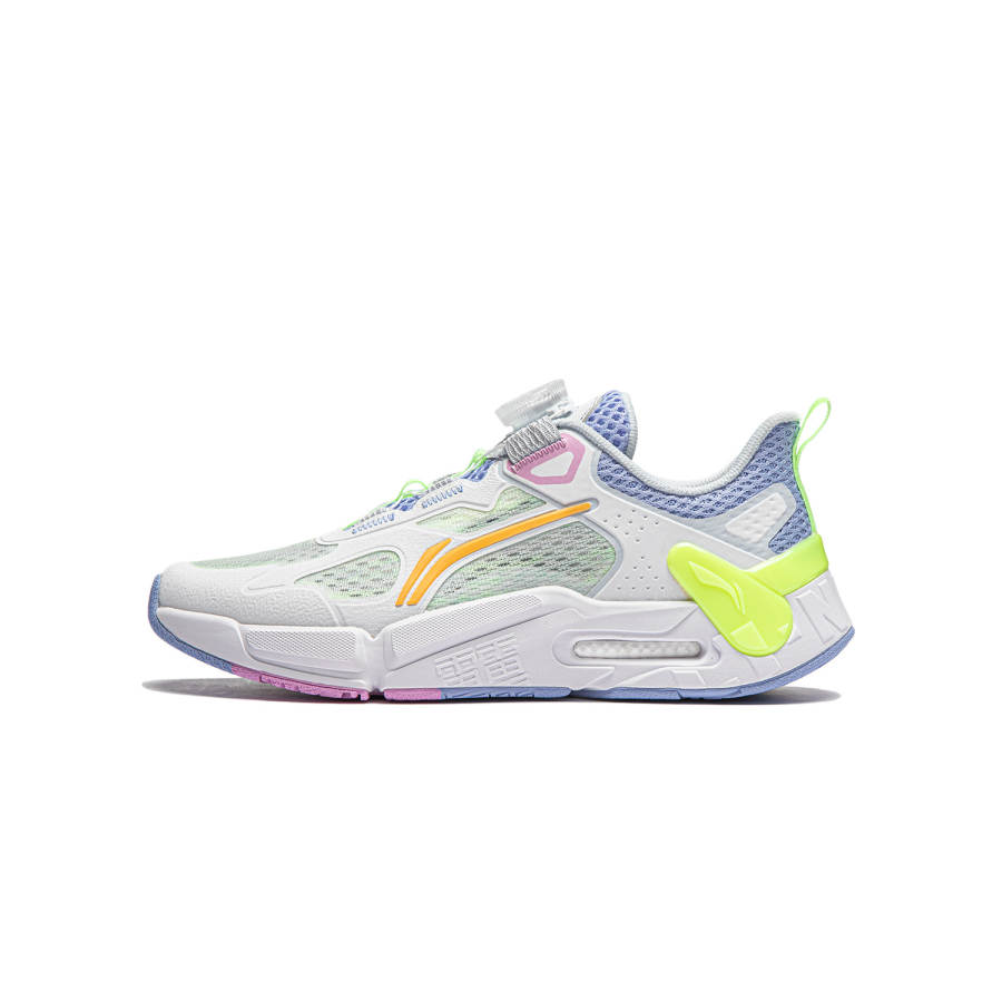 Li-Ning YOUNG Li Ning YOUNG Sports Life Collection Low top Casual Shoes Standard White/Snow Cyan Purple Unisex