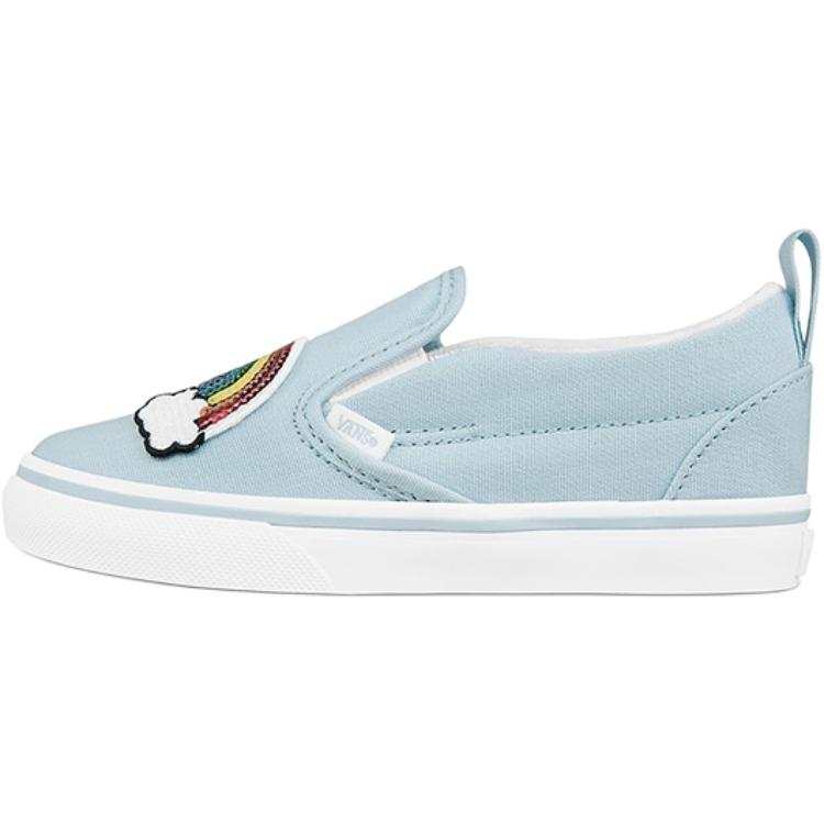 Vans Slip on Low top Toddler Shoes Blue Infant And Toddler