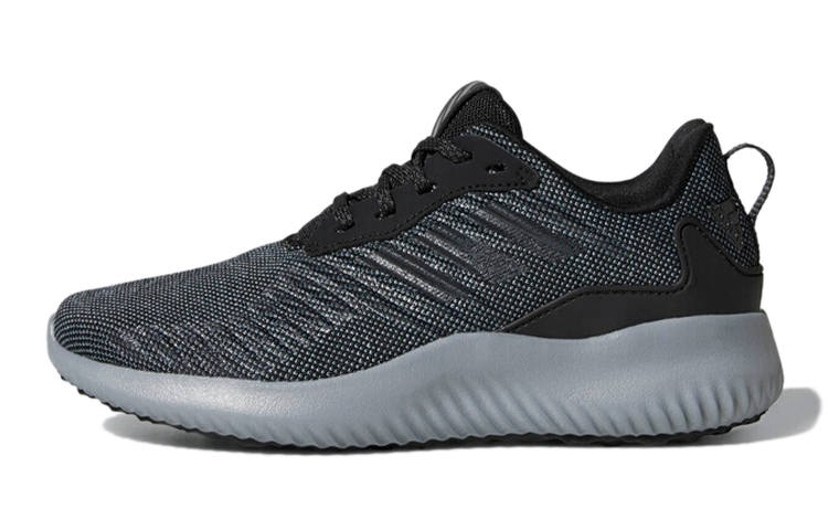 Adidas Adidas Alphabounce Rc J Breathable Low top Kids' Running Shoes Black Gray Teenagers