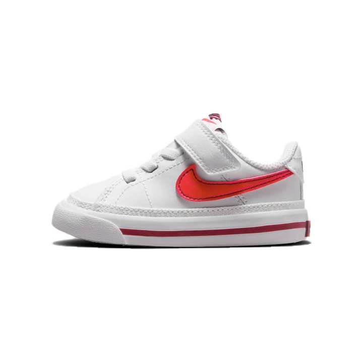 Nike Nike Court Legacy Lift TD 'White Bright Crimson'