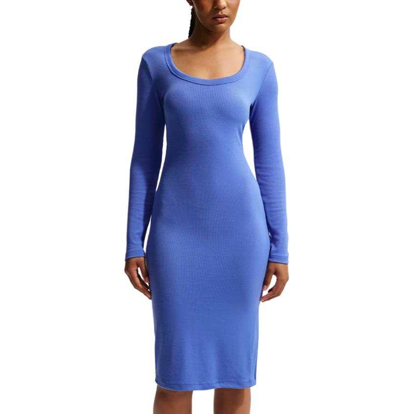 Nike Nike Sportswear Chill Knit Women's Tight Long-Sleeve Midi Mini-Rib Dress