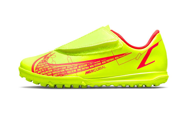 Nike Nike Mercurial Vapor 14 Low top Kids' Soccer Shoes Neon Yellow Children Aged 3 7 Years Old