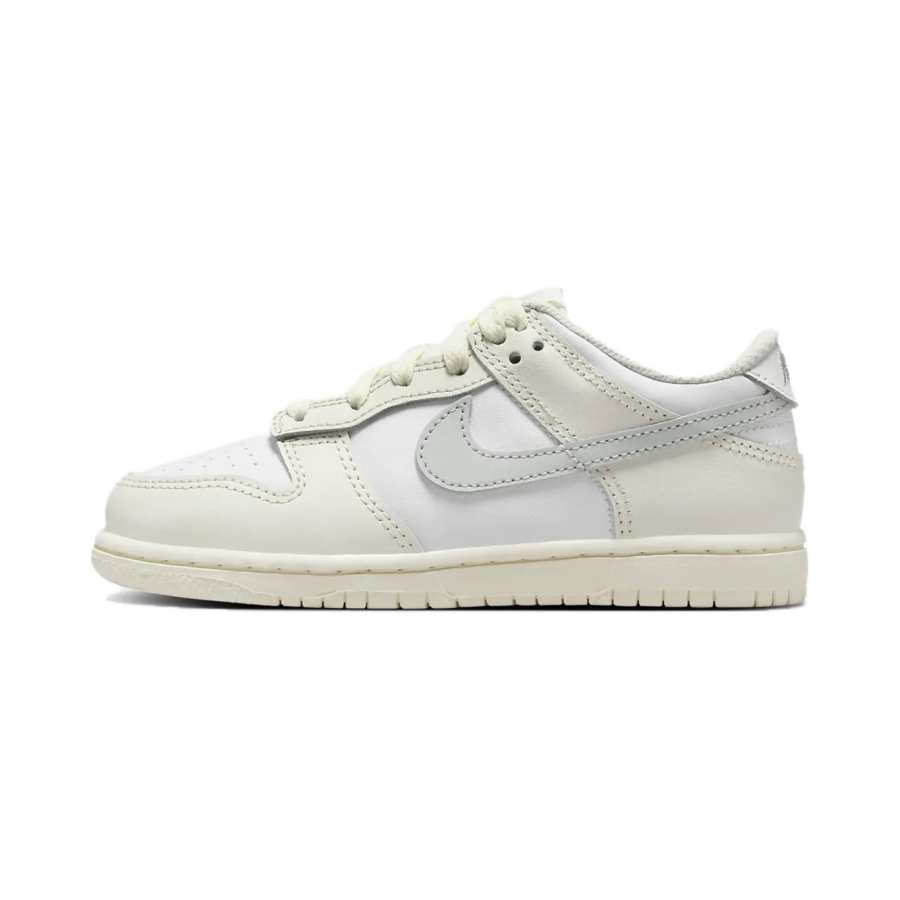 Nike Nike Dunk Slip Resistant Abrasion Resistant Low top Kids' Skateboarding Shoes White Children Aged 3 7 Years Old