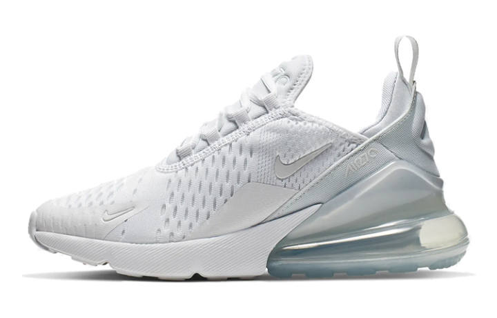 Nike Nike Air Max 270 White Metallic Silver GS