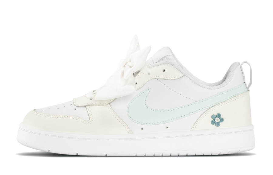 Nike Nike Court Borough Leather Slip Resistant Cushioning Abrasion Resistant Breathable Height Increasing