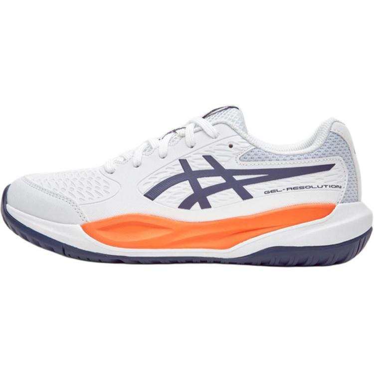 ASICS GEL RESOLUTION 10 Synthetic Leather Low top Kids' Shoes White Unisex