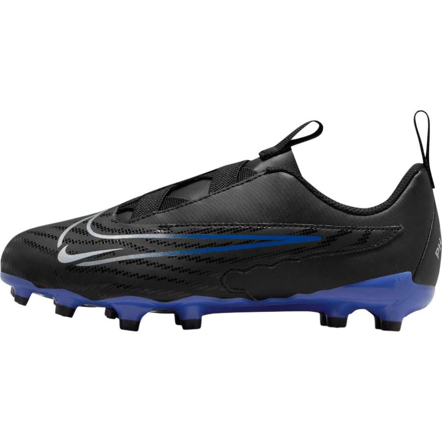 Nike Nike Slip Resistant Abrasion Resistant Slip Resistant Abrasion Resistant Low top Kids' Soccer Shoes Black Blue Kids'