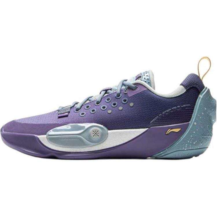 Li-Ning YOUNG Li Ning YOUNG Low top Children's Basketball Shoes Purple Blue