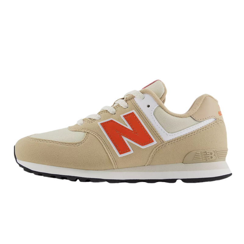 New Balance New Balance NB 574 Low top Kids' Running Shoes Light Khaki/Orange Teenagers