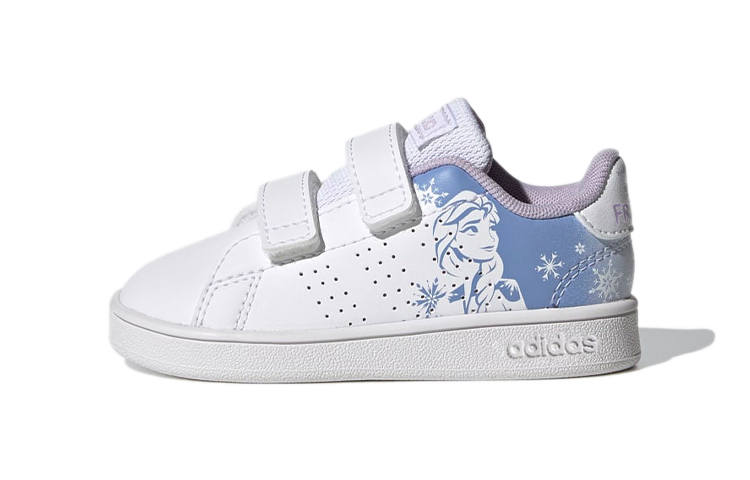 Adidas Neo ADVANTAGE Abrasion Resistant Low top Toddler Shoes White Blue Infant And Toddler