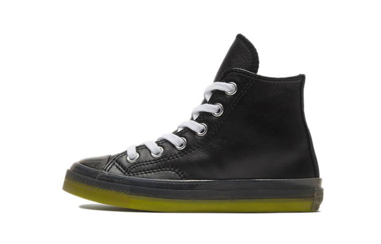 Converse All Star High top Kids Canvas Shoes Black Green Children Aged 3 7 Years Old