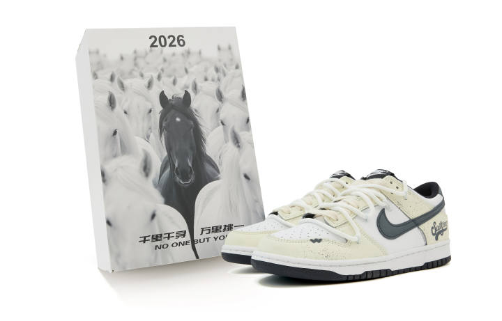Nike Nike Dunk Leather Slip Resistant, Abrasion Resistant, Lightweight Cushioning Low top Kids' Skateboarding Shoes