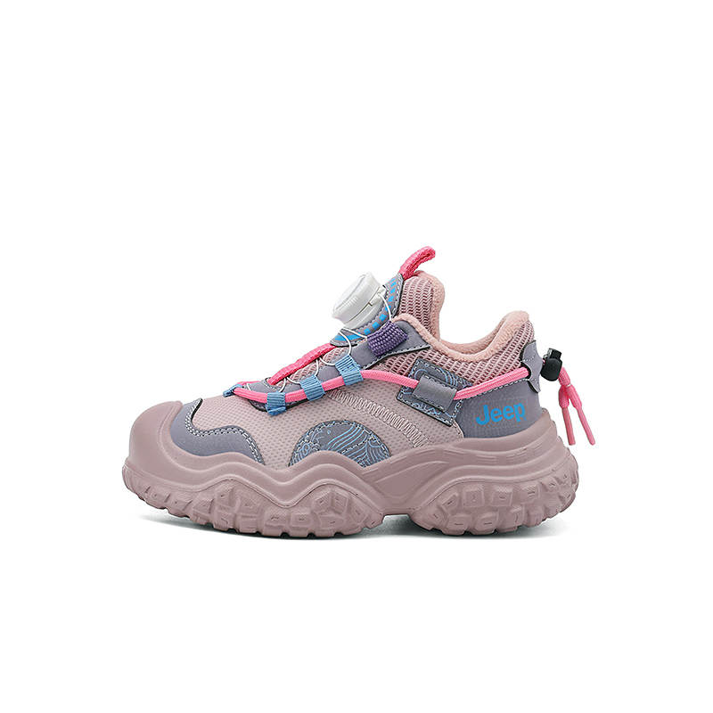 Jeep Synthetic Leather Low top Kids Lifestyle Shoes Pink Blue Kids'