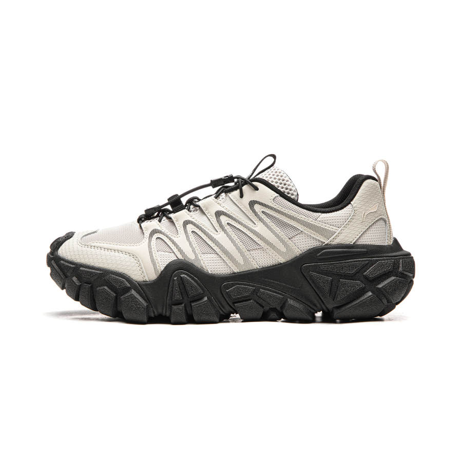 Li-Ning Li Ning Sand Dune Mesh, Synthetic Leather Cushioning Breathable Support Height Increasing Rebound Low top Outdoor Shoes
