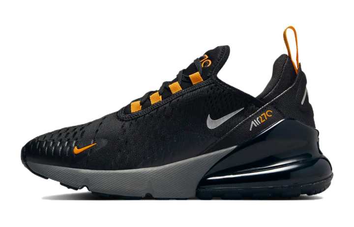 Nike Nike Air Max 270 Low top Running Shoes Black Orange Unisex