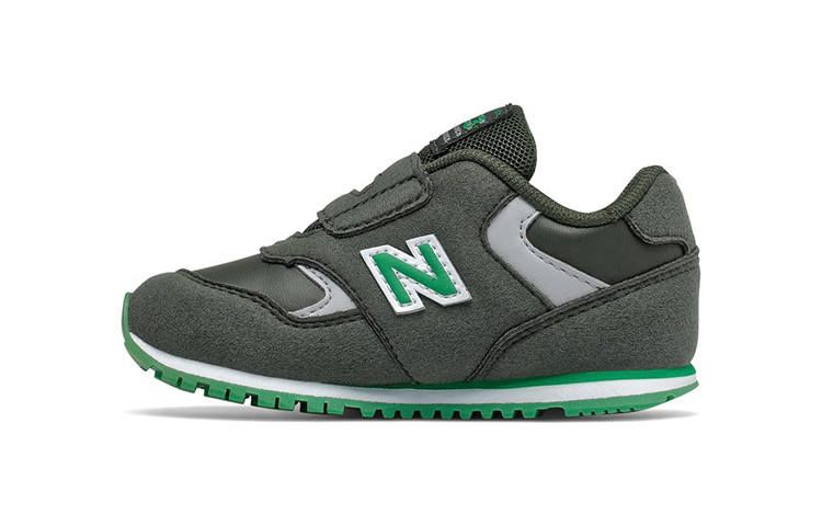 New Balance New Balance NB 393 Trendy Cushioning Abrasion Resistant Breathable Low top Toddler Shoes Gray Green Infant And Toddler