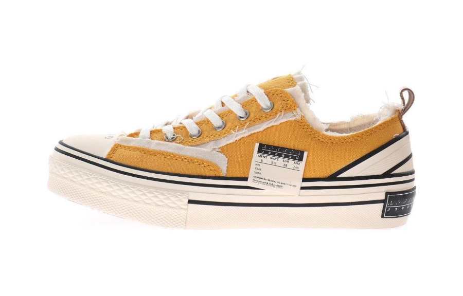 XVESSEL VESSEL Low top Kids' Skateboarding Shoes Yellow Children Aged 3 7 Years Old