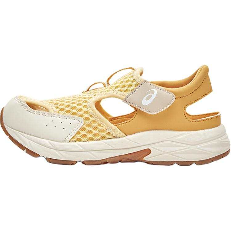 Asics RUNNING KIDS CONTEND Synthetic Leather, Textile Low top Sandal Orange Kids'