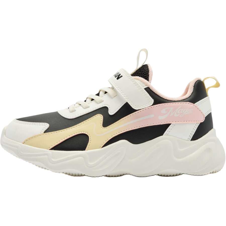 QIAODAN Fleece lined Low top Casual Shoes Black White Teenagers