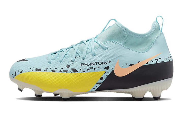 Nike Nike Phantom GT2 Slip Resistant Cushioning Abrasion Resistant Mid top Soccer Shoes Kids'