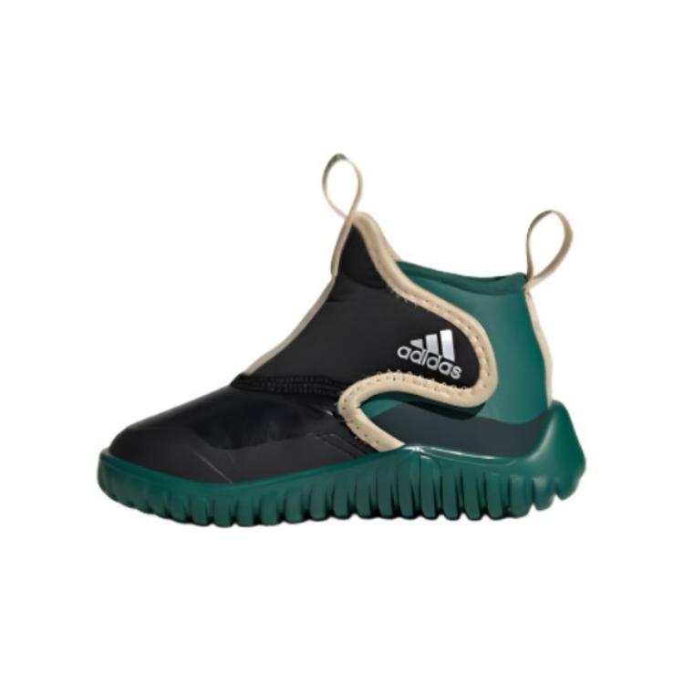 Adidas Adidas Rapidazen Cushioning Abrasion Resistant Thermal Mid top Toddler Shoes Black Green Infant And Toddler