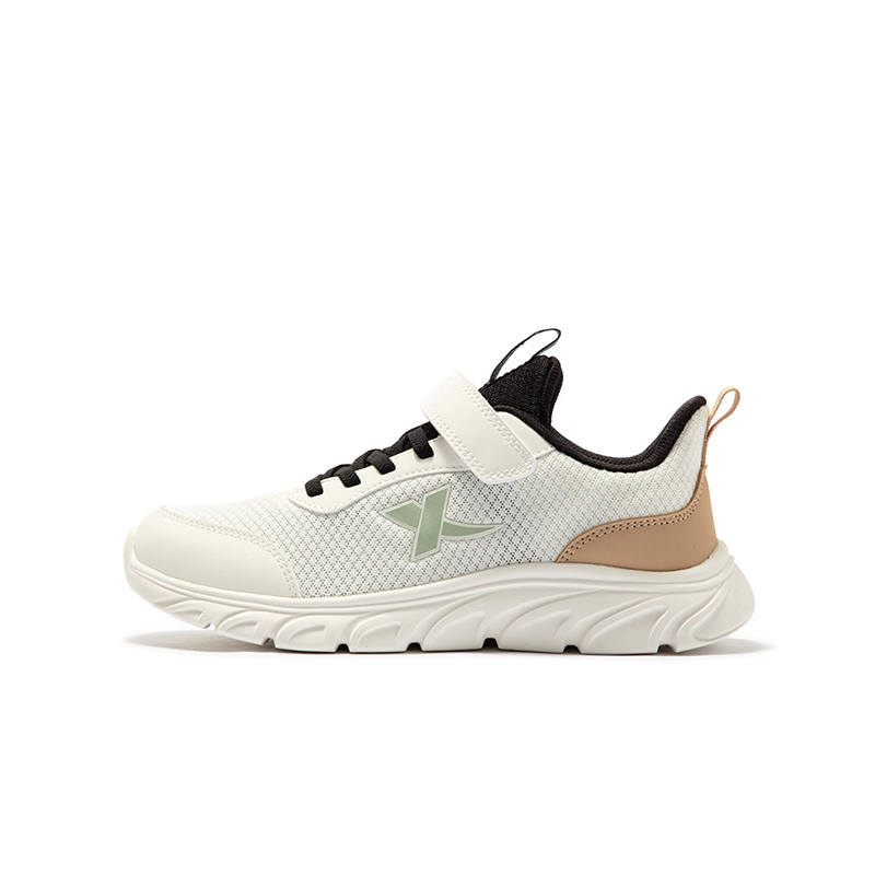 XTEP Low top Running Shoes Sail White Olive 33 40 Teenagers