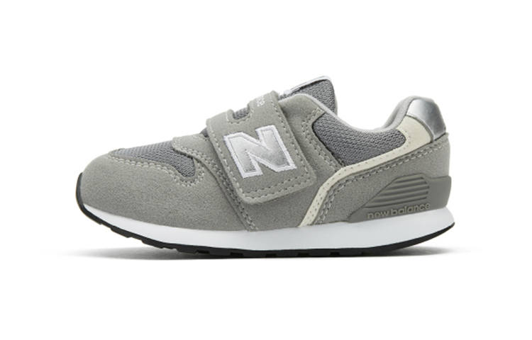 New Balance New Balance NB 996 V3 Hook and loop Cushioning Abrasion Resistant Breathable Low top Toddler Shoes Concrete Gray Baby
