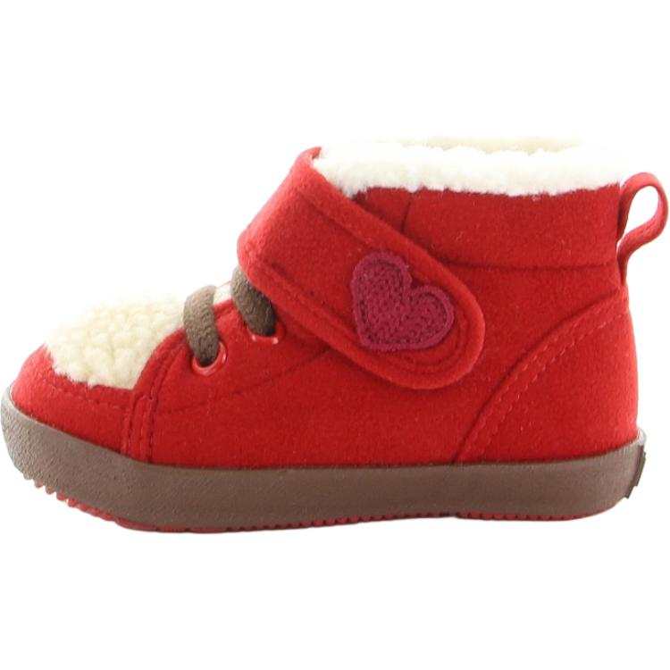 MoonStar Suede Comfortable Slip Resistant Anti Kick Thermal Mid top Toddler Shoes Infant And Toddler