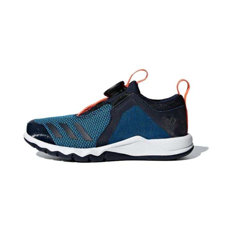 Adidas Adidas Rapida Slip Resistant Low top Kids' Running Shoes Blue Black Orange Children Aged 3 7 Years Old