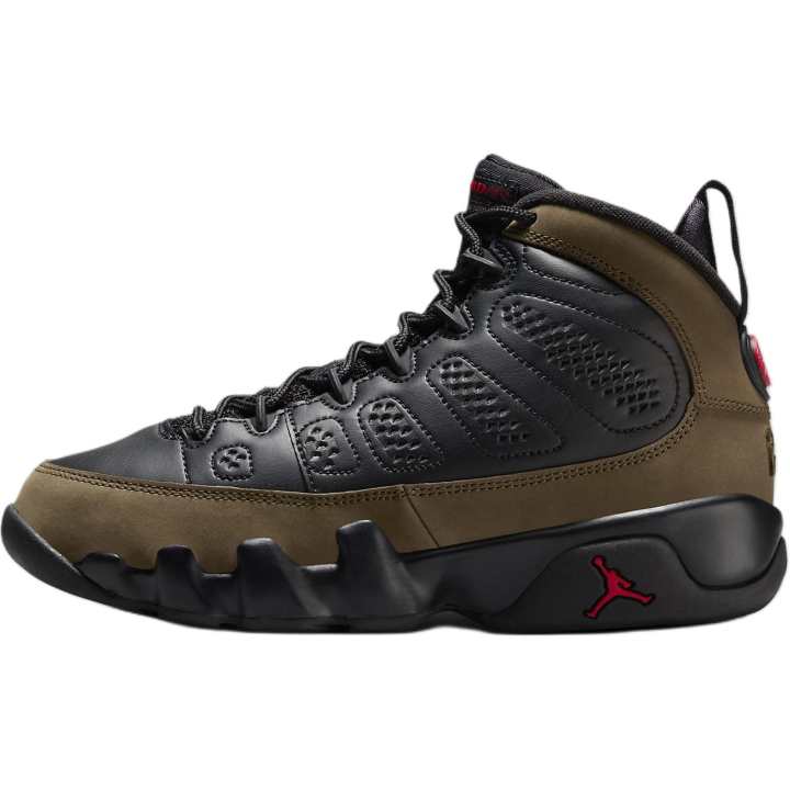Jordan Jordan Air Jordan 9 High top Basketball Shoes Black Unisex
