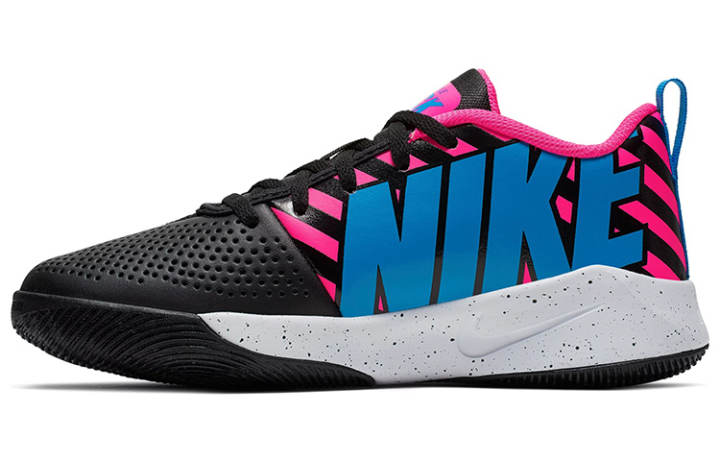 Nike Nike Quick 2 Low top Basketball Shoes Black Pink Blue Unisex