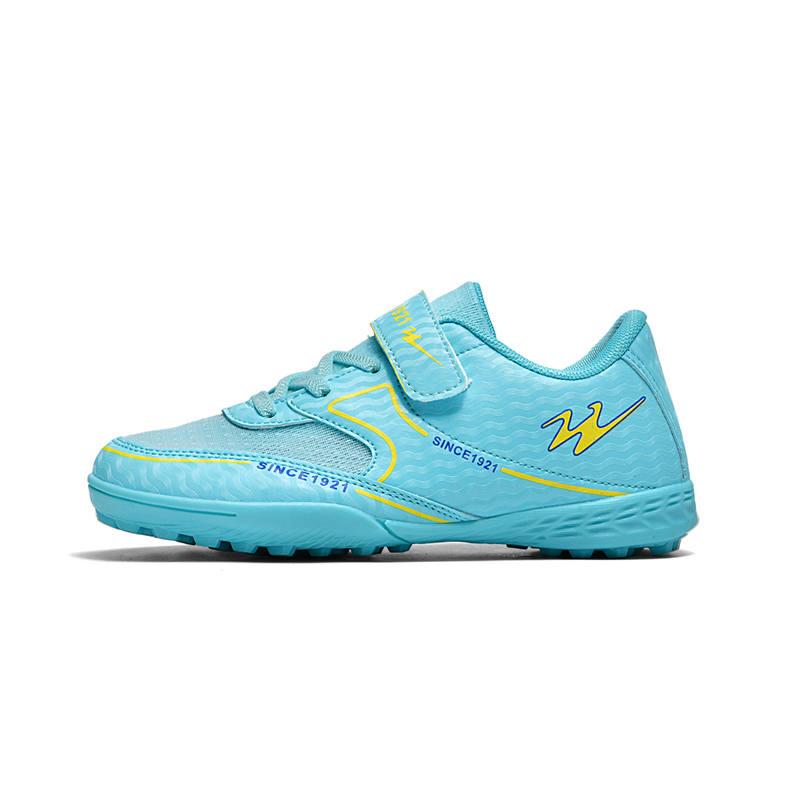 Binary Binary Breathable Lightweight Cushioning Breathable Lightweight Cushioning Low top Kids' Soccer Shoes Aqua