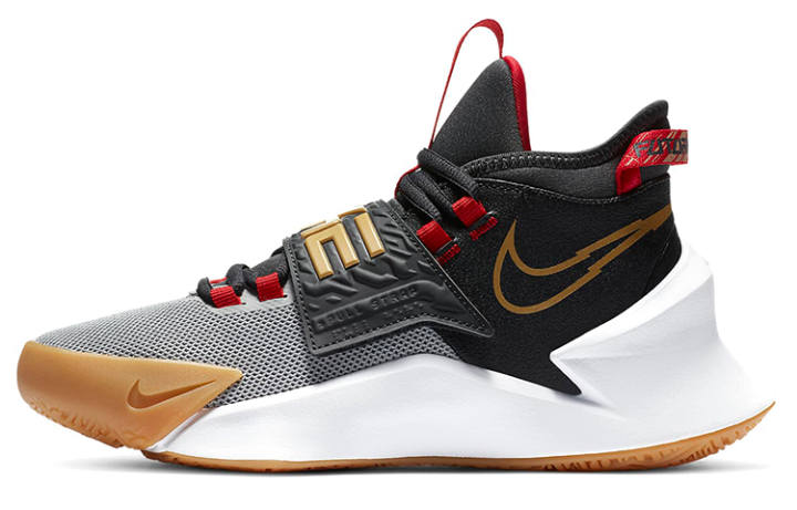 Nike Nike Future Court 3 Low top Basketball Shoes Black White Red Unisex