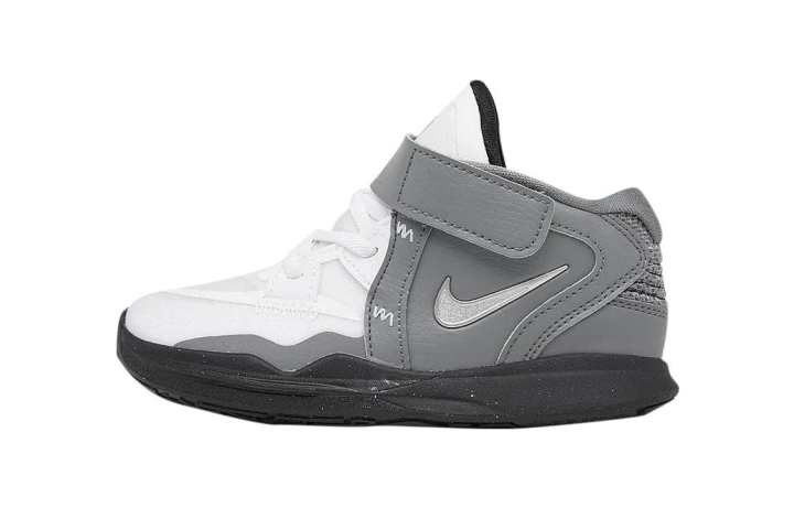 Nike Nike Kyrie 8 Infinity 'White Cement' Kyrie 8 Mid top Performance Basketball Shoes Gray White Infant And Toddler