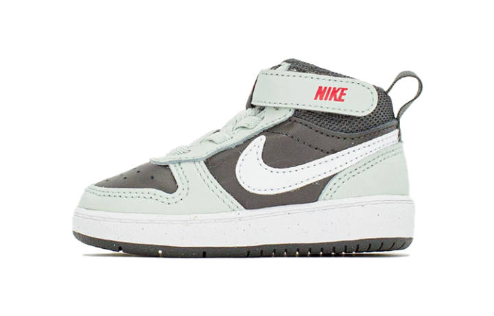 Nike Nike Mid 2 Infant Wear resistant And Lightweight Mid top Toddler Shoes Gray Green Infant And Toddler