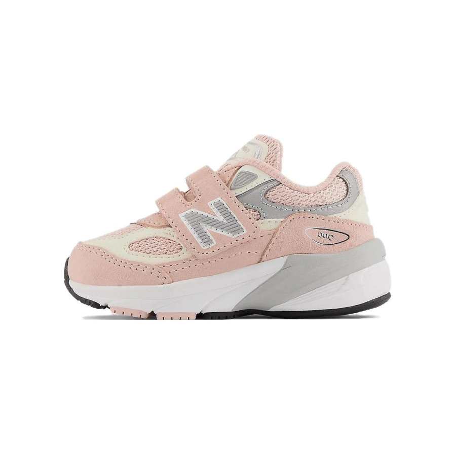 New Balance New Balance NB 990 V6 Hook And Loop Comfortable Low top Toddler Shoes Pink White Infant And Toddler